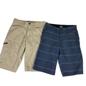 Boys Shorts Bundle Quiksilver Size 10 & Lee Size 16 Regular – 2 Pair